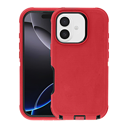 Defender Case For iPhone 17 - Red