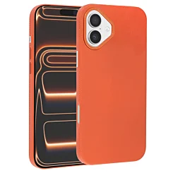 Liquid Silicone Case For iPhone 17 - Orange