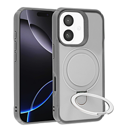 ShockProof Case With MagSafe Kickstand For iPhone 17 - GRAY