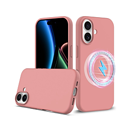 Silicone Case With MagSafe For iPhone 17 - Pink