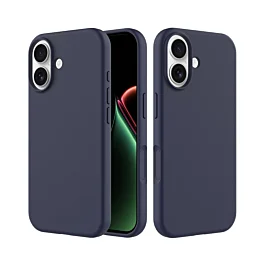 Silicone Case For iPhone 17 - Navy Blue