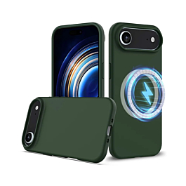 Silicone Case With MagSafe For iPhone Air - Green