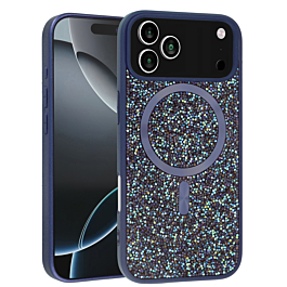 Full Glitter Case for iphone 17 Pro- Blue