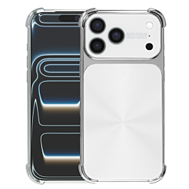 CD Pattern Shock Proof Case for iphone 17 Pro Max- White