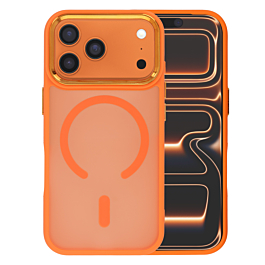 Premium Matte Case with MagSafe for iphone 17 Pro - Orange