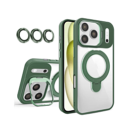 Gloss Case with Dual Kickstand for iphone 17 Pro - Green