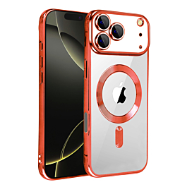 Shiny Case With MagSafe for iphone 17 Pro - Red