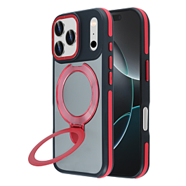 Matte Case with Magsafe Kickstand for iphone 17 Pro Max - Red