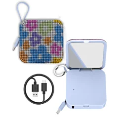 Bytech Whimsy Bling Power Bank (4000 mAh) (Blue)
