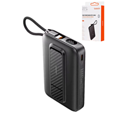 Toocki Magnetic Wireless Power Bank with Built-In Cable (10000 mAh/22.5W)