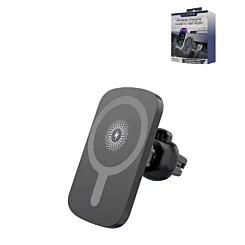 MagSafe Wireless Charging Vent Mount (15W) - (BLACK)
