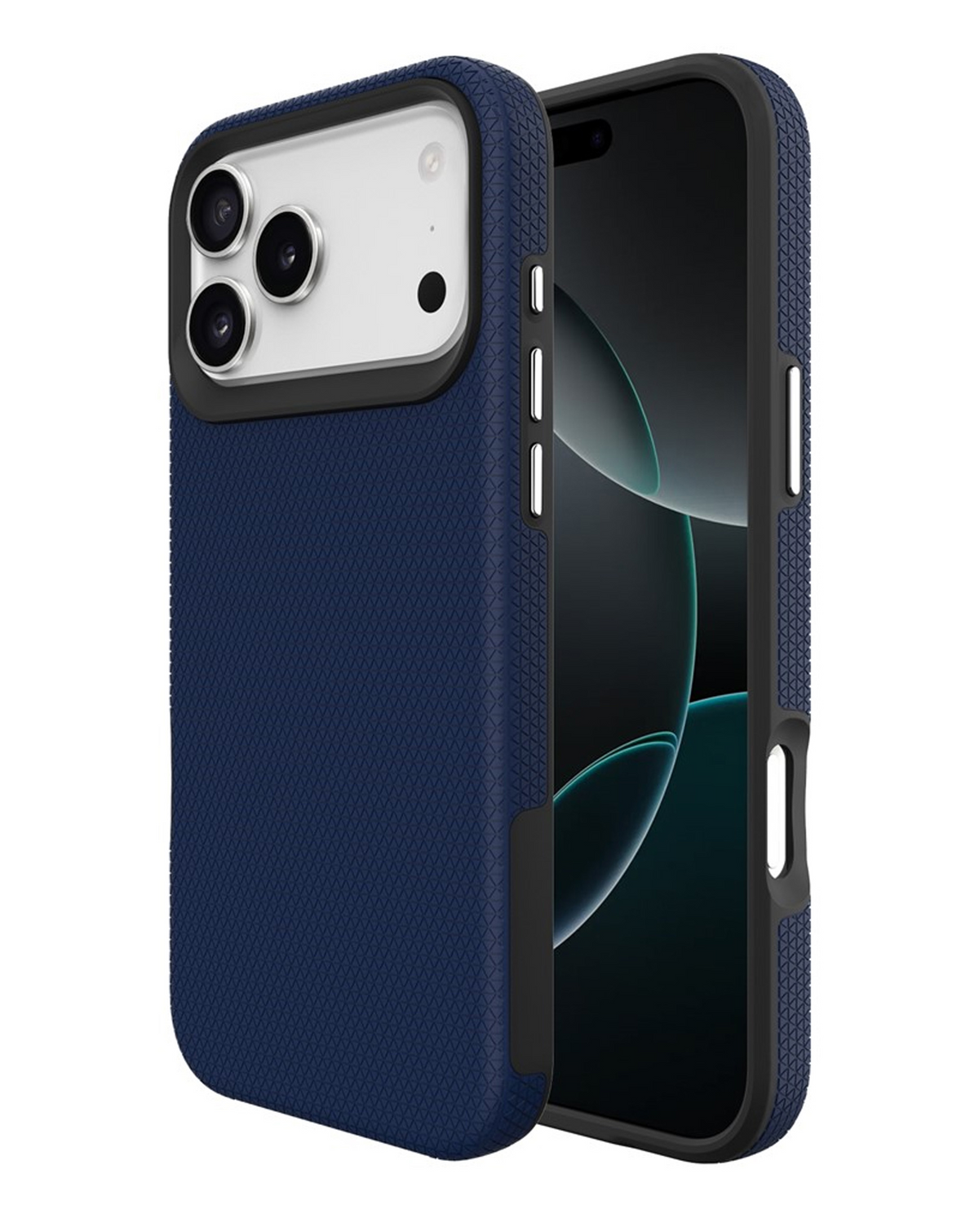 Shock Absorption Protective Dual Layer Case for iPhone 17 Pro / 18 Pro (BLUE)