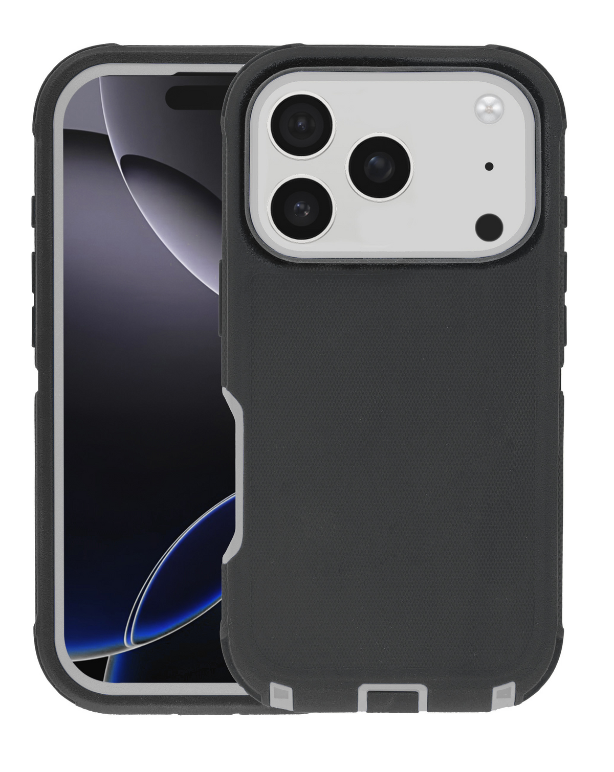 Heavy Duty Case for iPhone 17 Pro Max / 18 Pro Max (BLACK / GRAY)