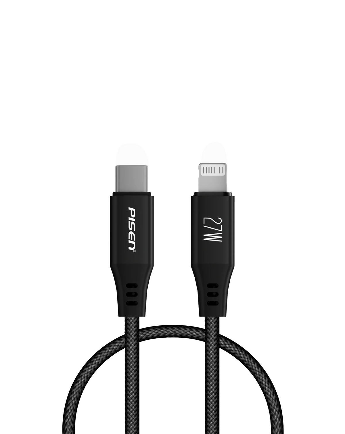 PISEN MagiPi Magloop USB C-L Fast Charging Cable (Black) (27W) (3ft)