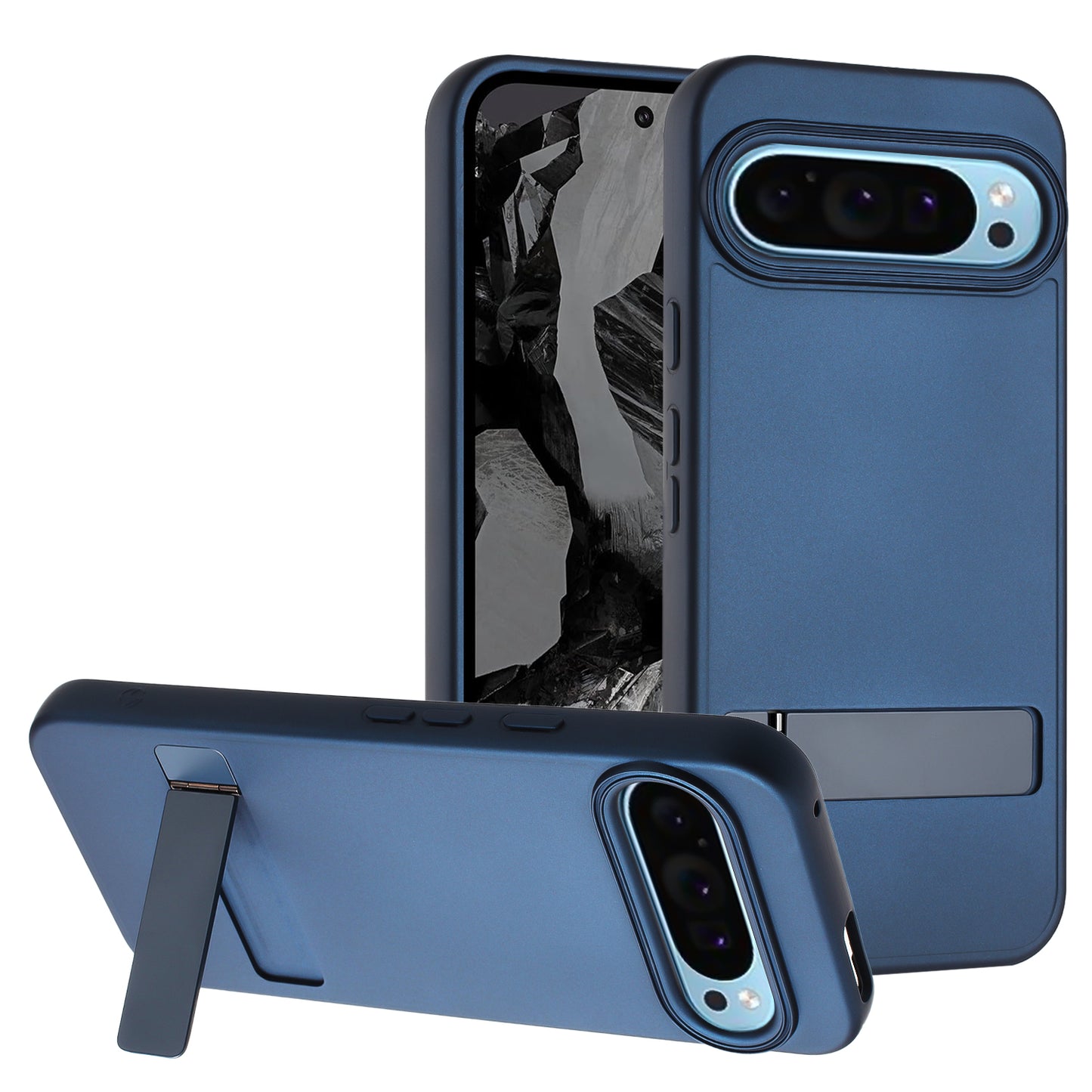 TER Google Pixel 9/9 Pro Multi-Functional Kickstand Case Blue