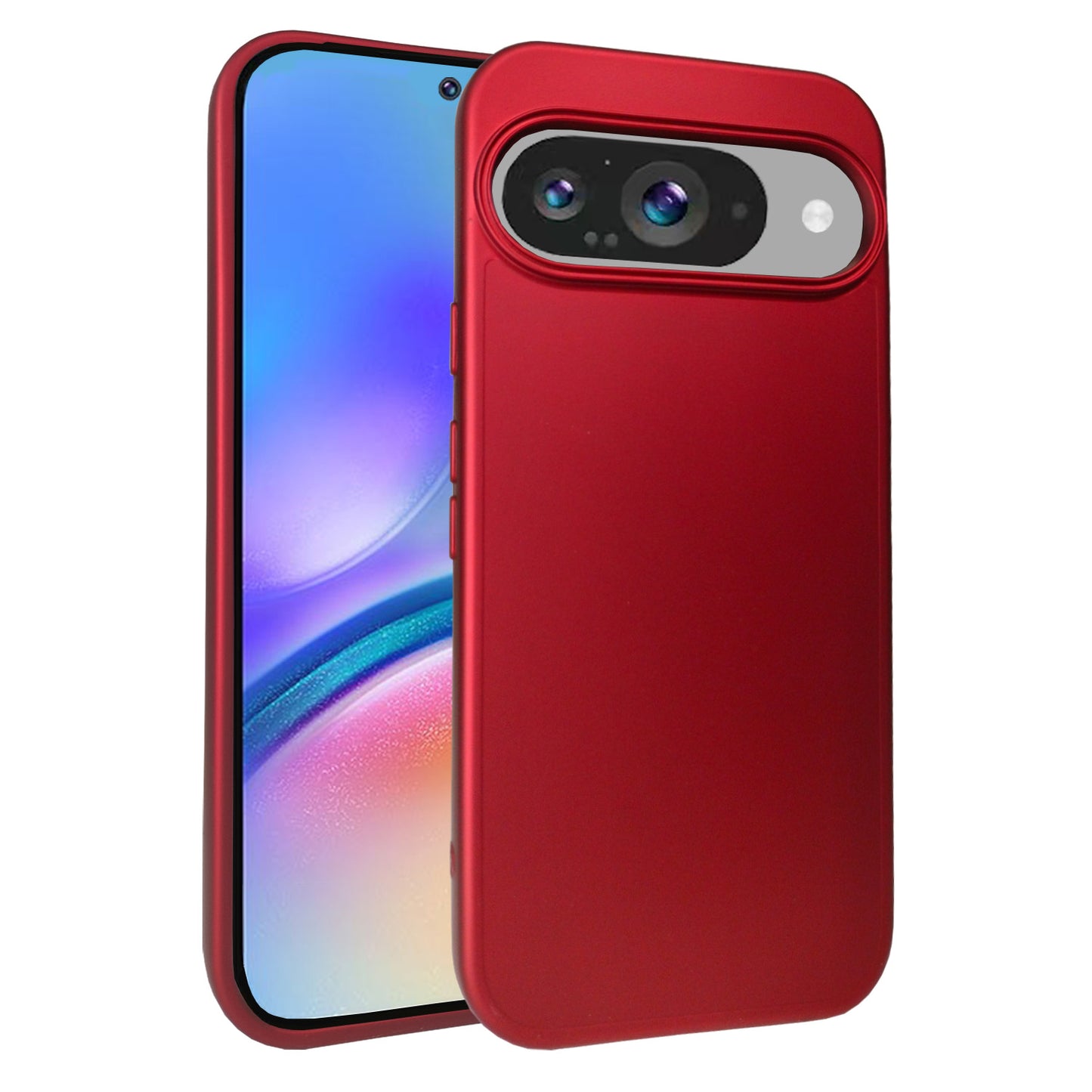 TPR Google Pixel 9/9 Pro Simple Hard Case Red