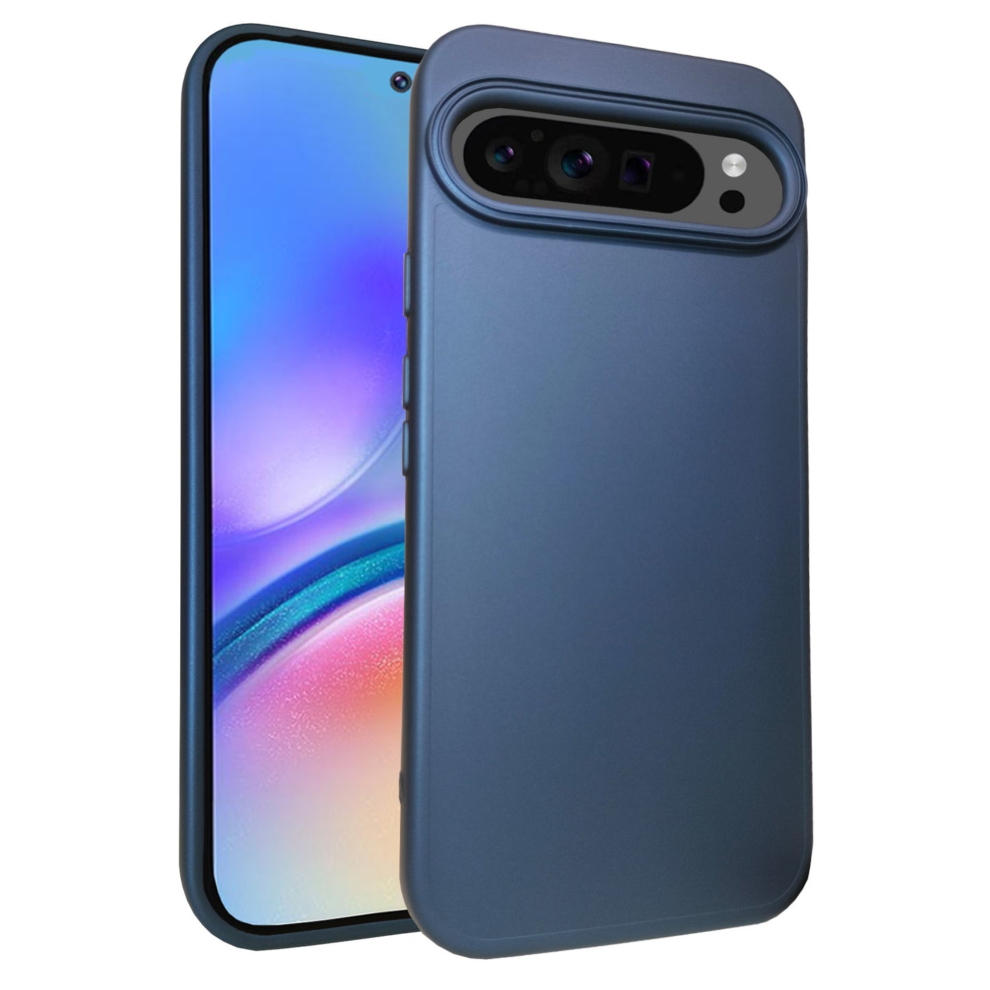 TPR Google Pixel 9 Pro XL Simple Hard Case Blue