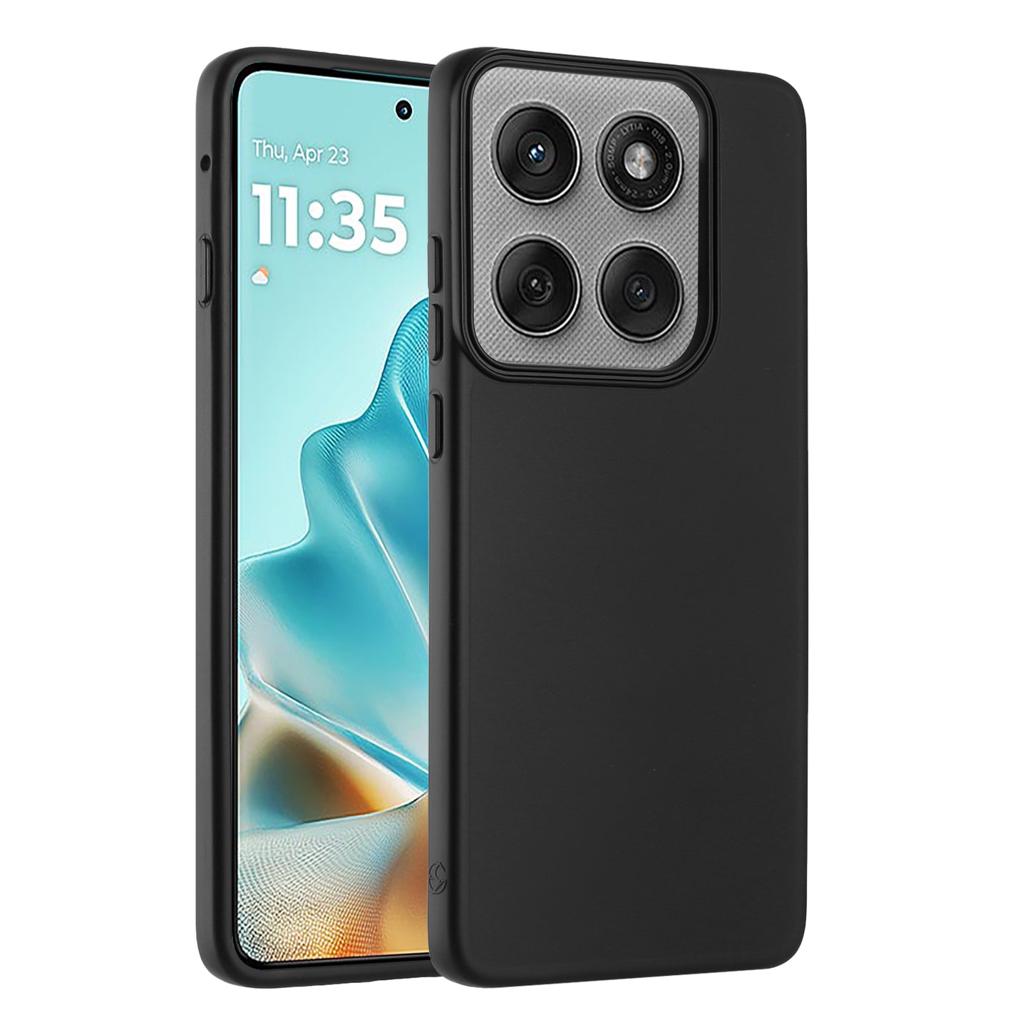 Motorola Edge 2025 Simple Hard Case Black