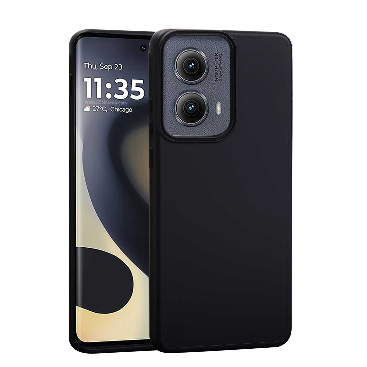 Motorola Edge 2024 Simple Hard Case Black