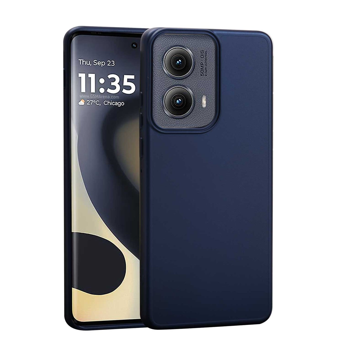 Motorola Edge 2024 Simple Hard Case Blue