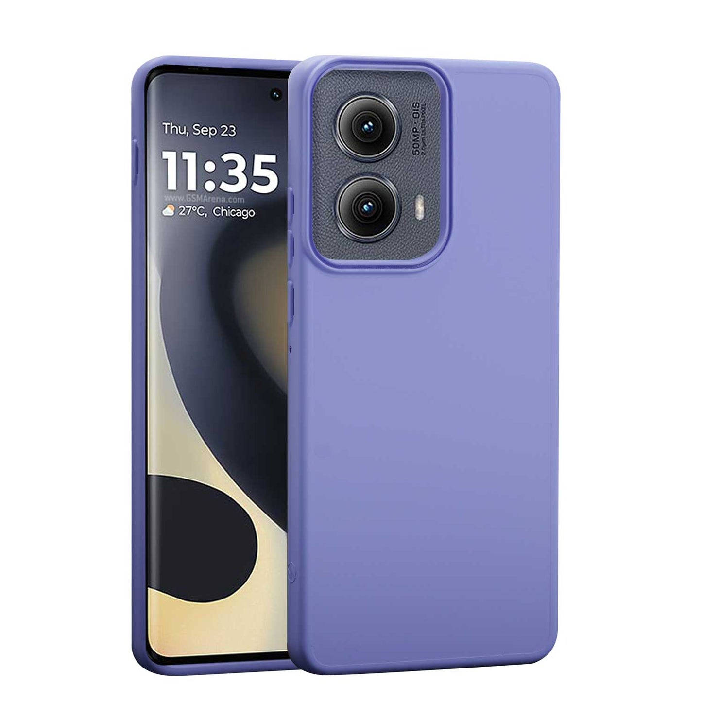 Motorola Edge 2024 Simple Hard Case Purple