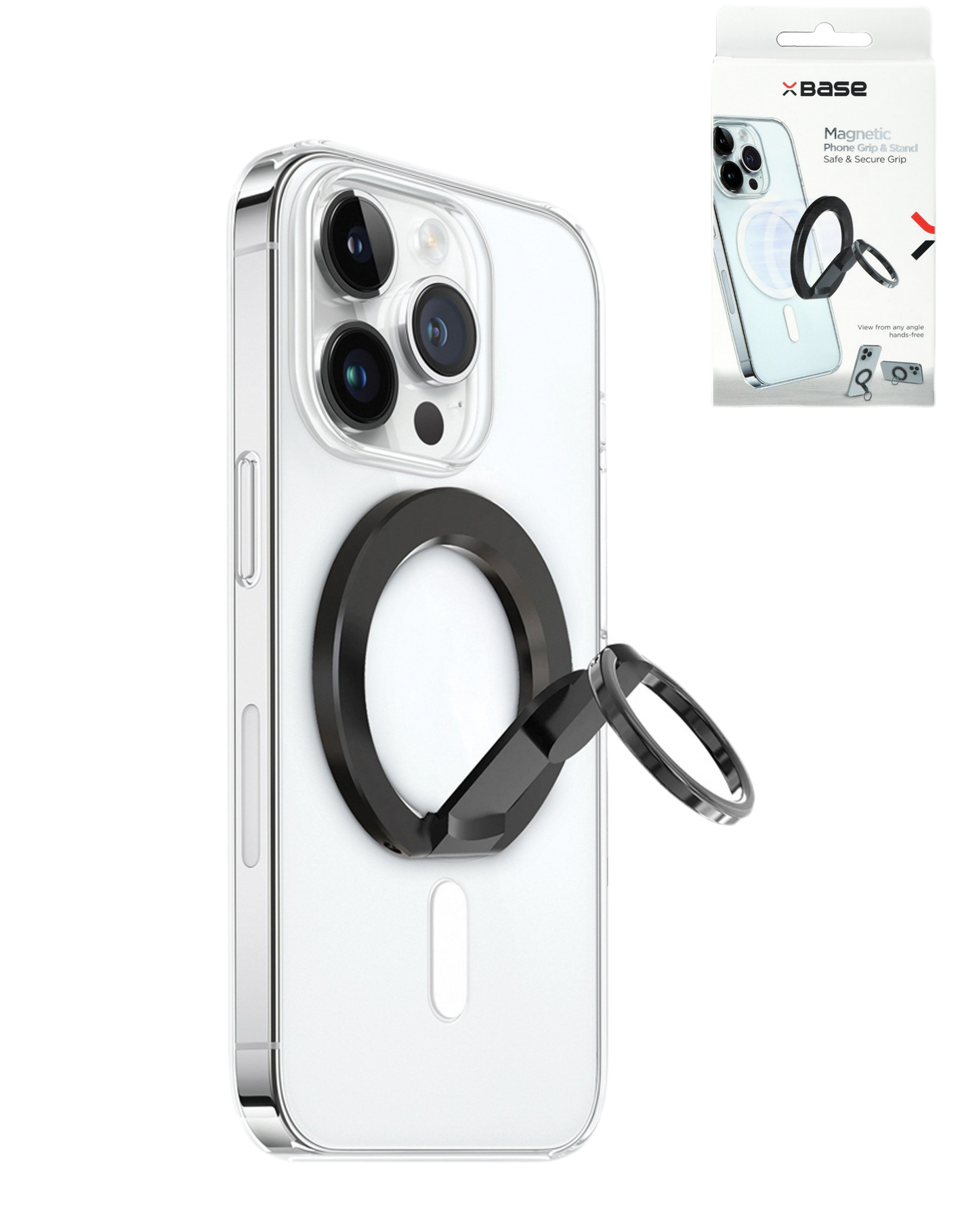 xBase by PowerPeak - Magnetic Phone Grip Stand