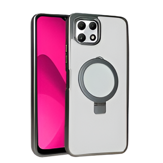 T-Mobile Revvl 7 5G Ring Kickstand Case Gray