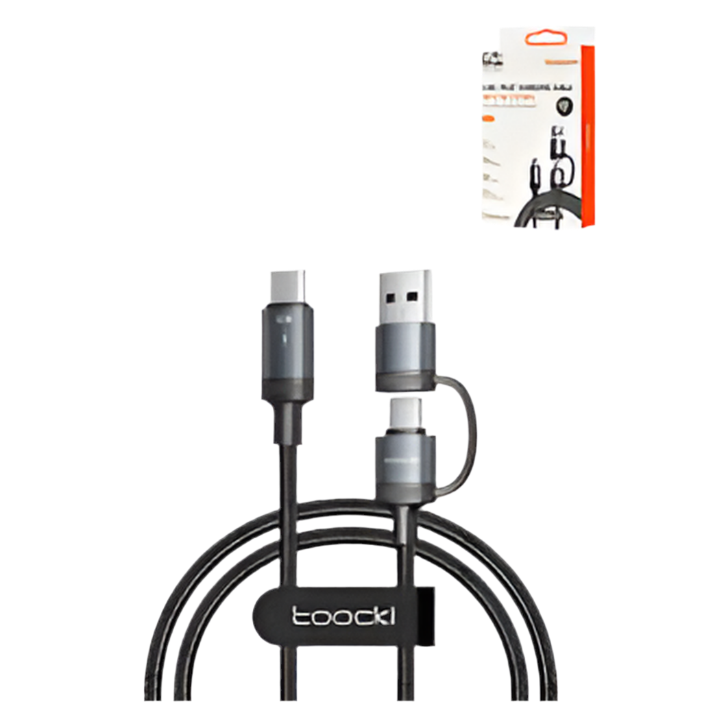 6 FEET USB A, USB C to USB C 60 Watt