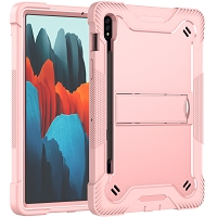 Samsung Galaxy Tab S8/S7 DFAP Defender Case With Stylus Pen Slot Rose Gold