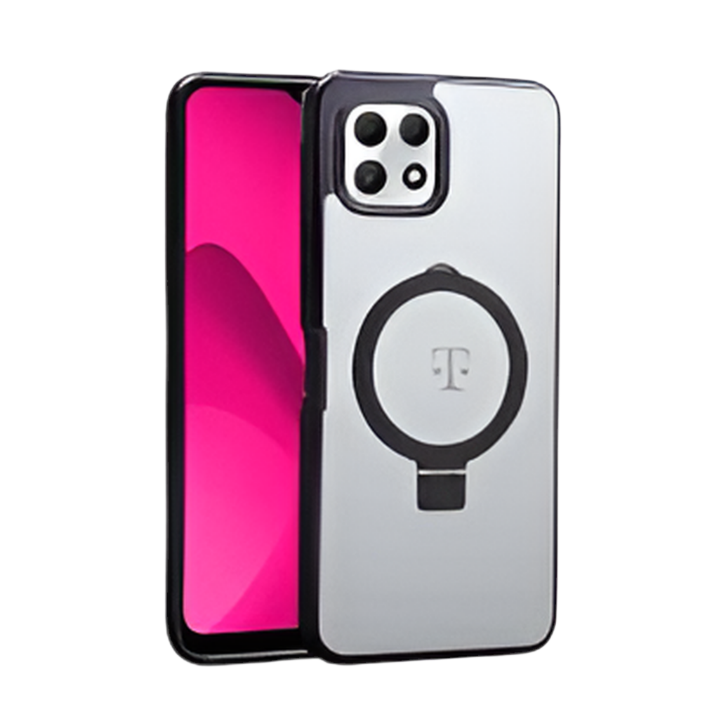 T-Mobile Revvl 7 5G Ring Kickstand Case Black