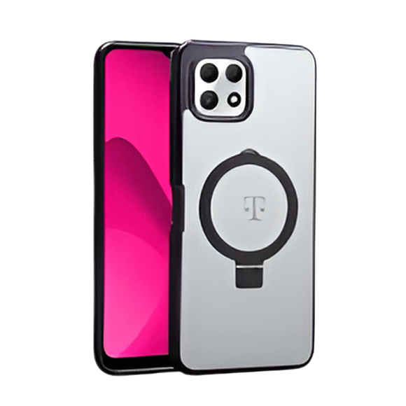 T-Mobile Revvl 7 5G Ring Kickstand Case Black