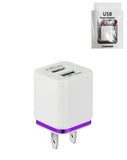 Dual USB Wall Charger - 2.1A/1.0A for iPad and Other Devices