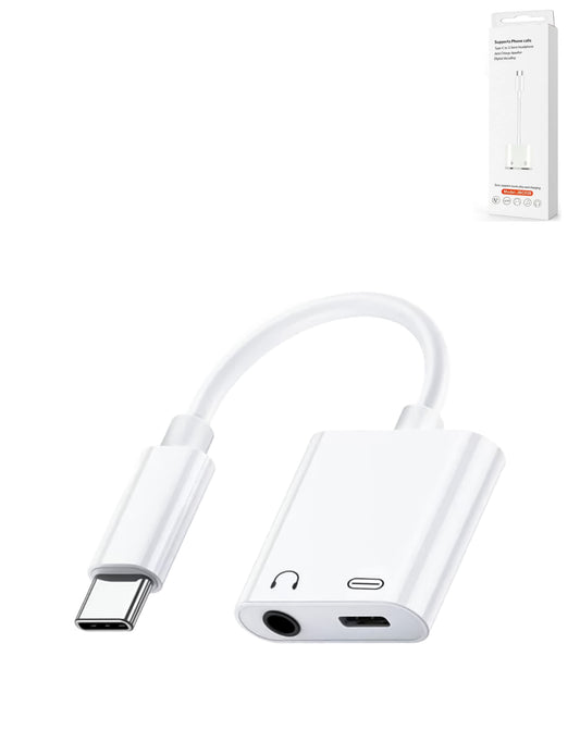 USB-C to 3.5mm Headphone and Charging Adapter