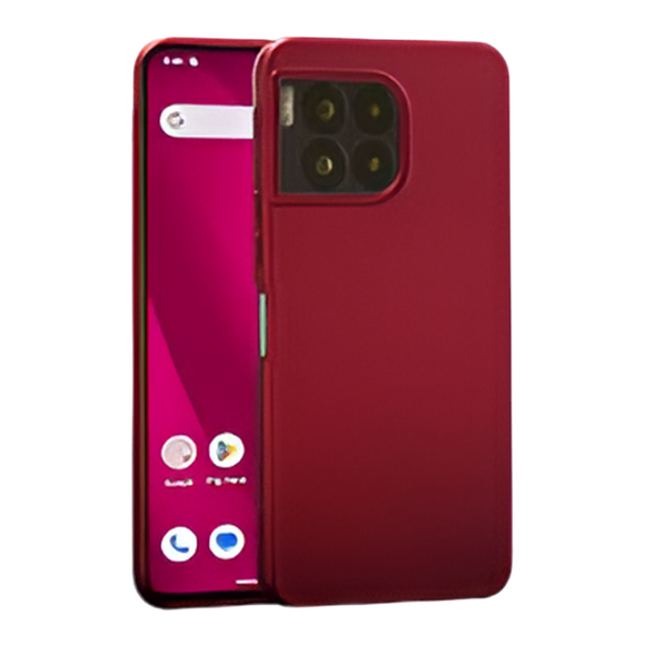 T-Mobile Revvl 7 Pro 5G Simple Hard Case Red