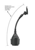 Adjustable Magnetic Car Mount with Flexible Gooseneck and Cup Holder Base