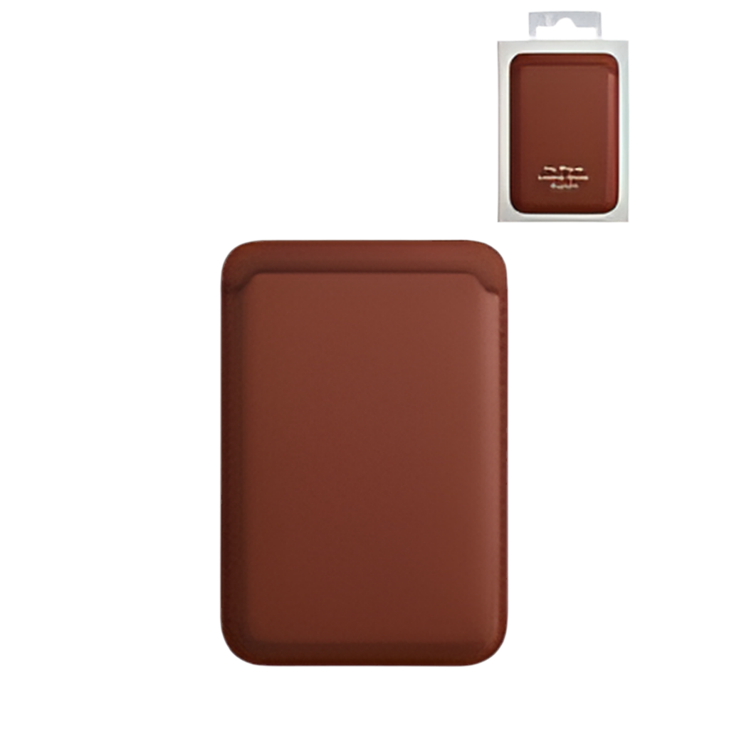 Leather Magnetic Card Wallet Holder