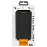 AMPD - TPU / Acrylic Wallet Flip MagSafe Case for Apple iPhone 16 Pro Max - Black