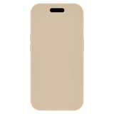 AMPD - TPU / Acrylic Wallet Flip MagSafe Case for Apple iPhone 16 Pro Max - Tan