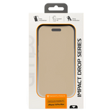 AMPD - TPU / Acrylic Wallet Flip MagSafe Case for Apple iPhone 16 Pro Max - Tan