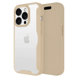 AMPD - TPU / Acrylic Wallet Flip MagSafe Case for Apple iPhone 16 Pro Max - Tan