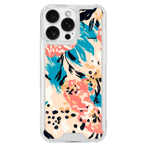 AMPD - TPU / Acrylic HD Print MagSafe Case for Apple iPhone 16 Pro Max - Blue Blossom