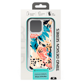AMPD - TPU / Acrylic HD Print MagSafe Case for Apple iPhone 16 Pro Max - Blue Blossom
