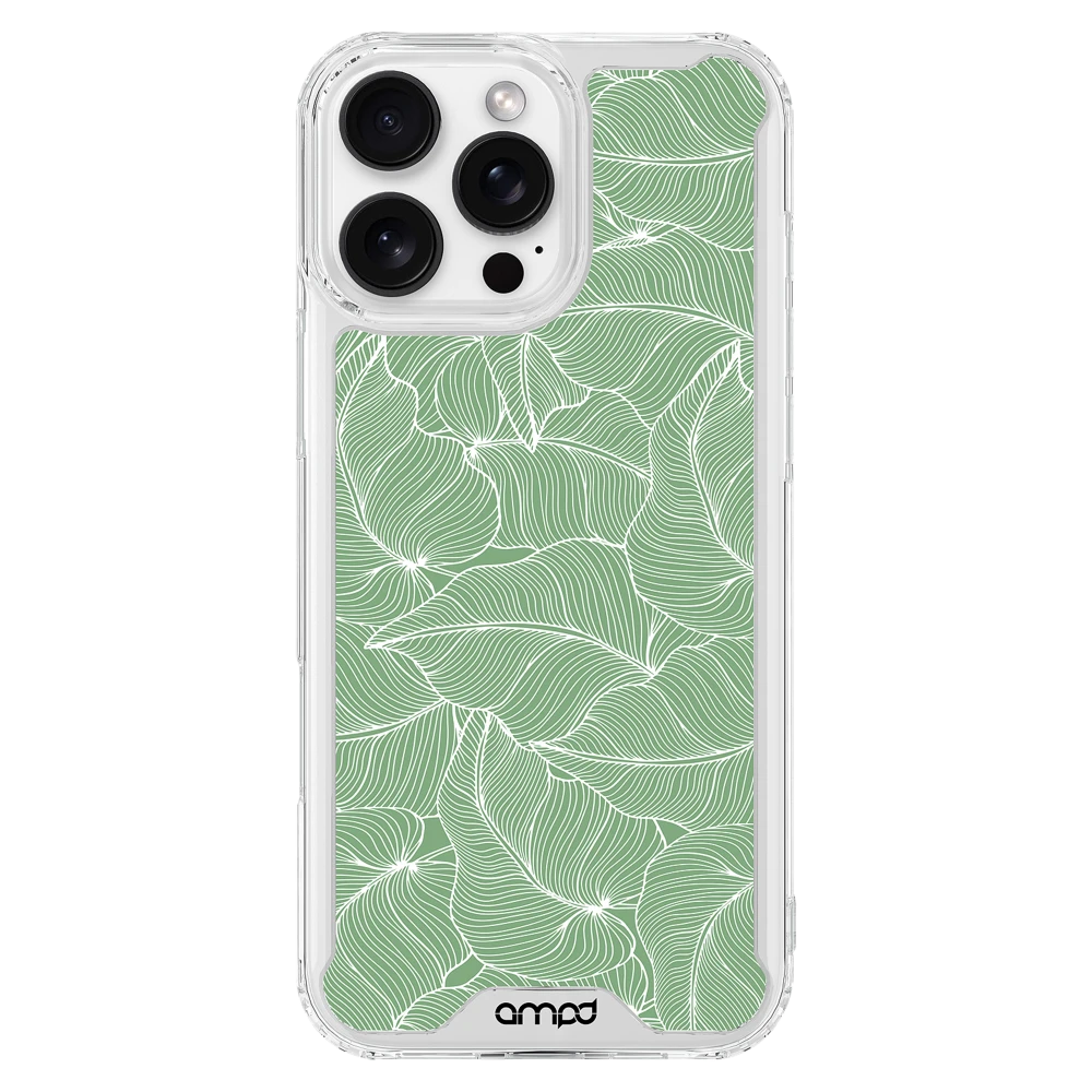 AMPD - TPU / Acrylic HD Print MagSafe Case for Apple iPhone 16 Pro Max - Palm