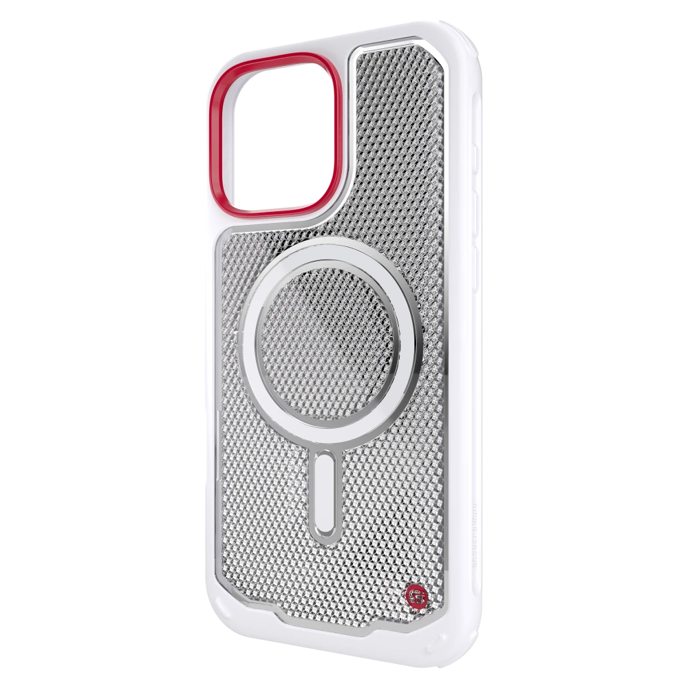 Gadget Guard - Reflector MagSafe Case with G-Form Protection for Apple iPhone 16 Pro Max - White