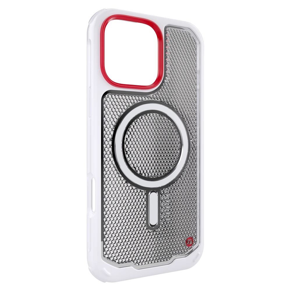 Gadget Guard - Reflector MagSafe Case with G-Form Protection for Apple iPhone 16 Pro Max - White