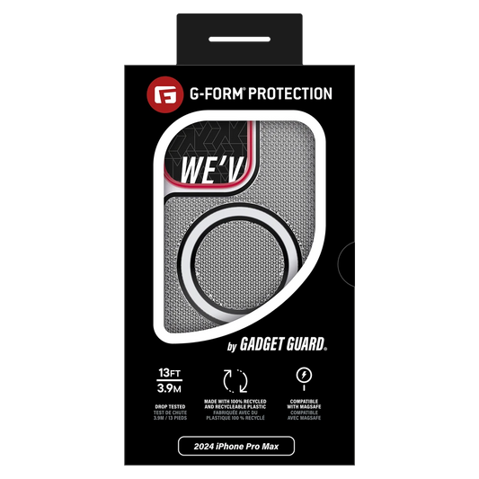 Gadget Guard - Reflector MagSafe Case with G-Form Protection for Apple iPhone 16 Pro Max - White