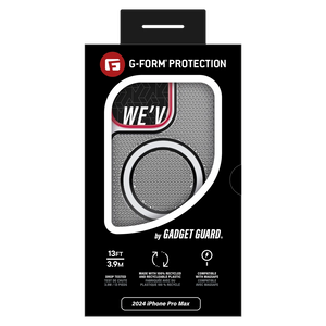 Gadget Guard - Reflector MagSafe Case with G-Form Protection for Apple iPhone 16 Pro Max - White