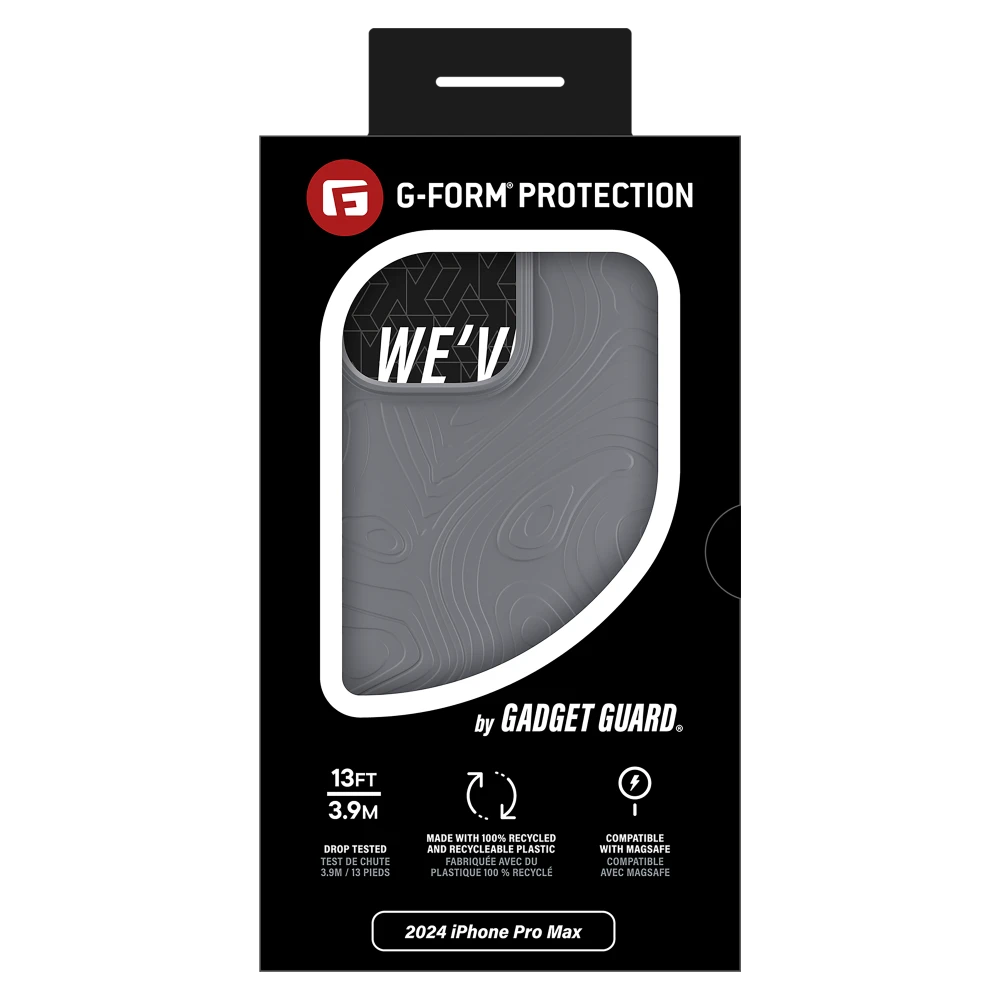 Gadget Guard - Trek MagSafe Case with G-Form Protection for Apple iPhone 16 Pro Max - Anthracite