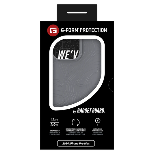 Gadget Guard - Trek MagSafe Case with G-Form Protection for Apple iPhone 16 Pro Max - Anthracite