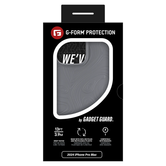 Gadget Guard - Trek MagSafe Case with G-Form Protection for Apple iPhone 16 Pro Max - Anthracite